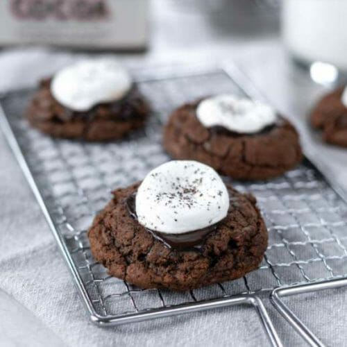 Hot Chocolate Cookies