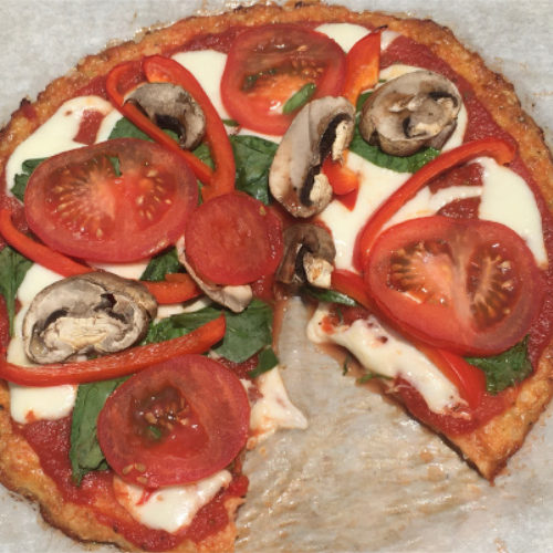 Cauliflower Veggie Pizza Partnership for Food Safety Education