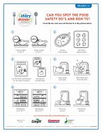 Food Safety Dos & Don'ts Activity Sheet